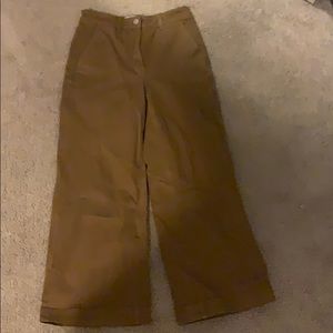 Everlane wide leg crop pants